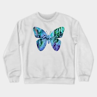 Paint Poured Butterfly 5 Crewneck Sweatshirt